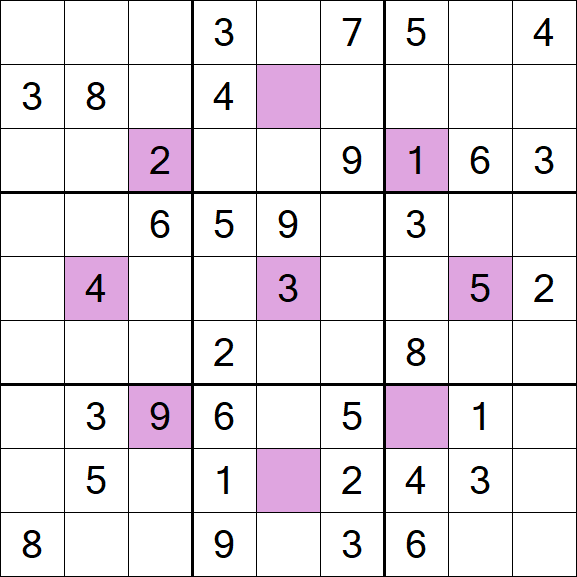 Asterisk Sudoku - Médio