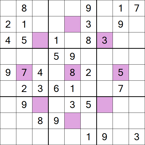 Asterisk Sudoku - Médio