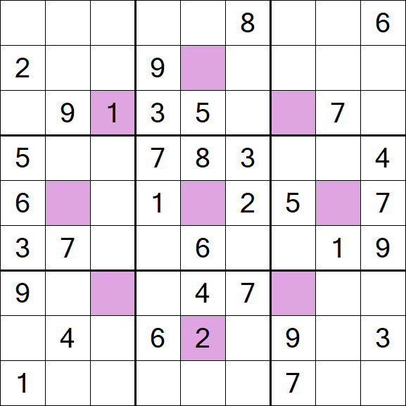 Asterisk Sudoku - Médio