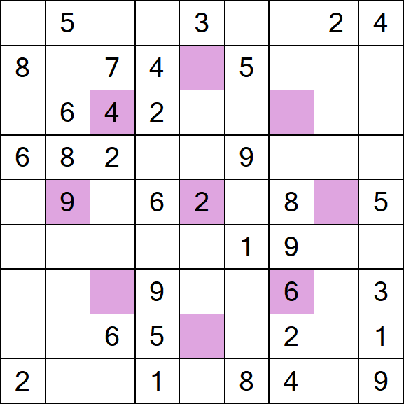 Asterisk Sudoku - Médio