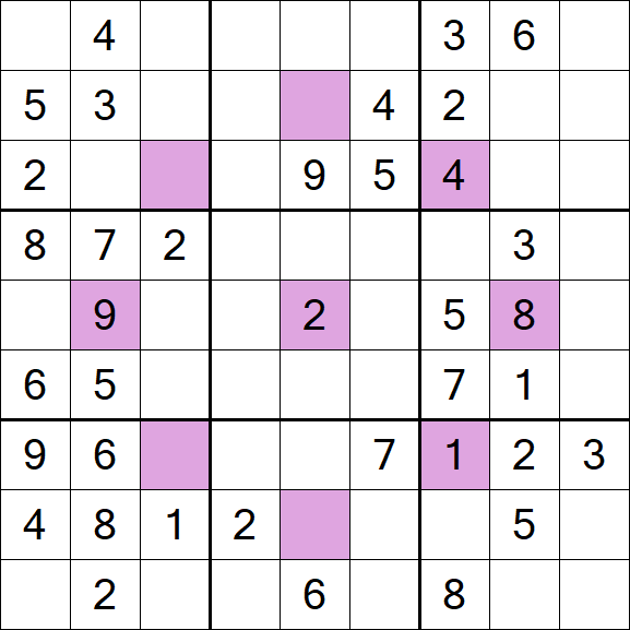 Asterisk Sudoku - Médio