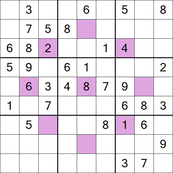 Asterisk Sudoku - Médio