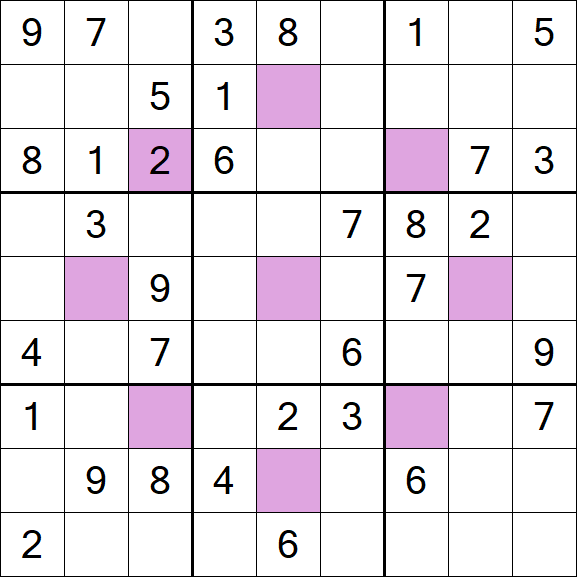 Asterisk Sudoku - Médio