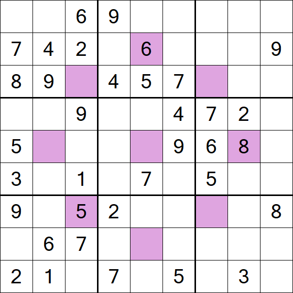 Asterisk Sudoku - Médio