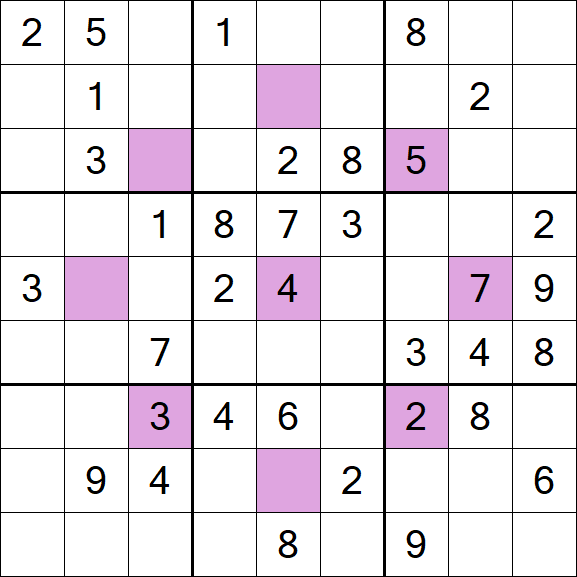 Asterisk Sudoku - Médio