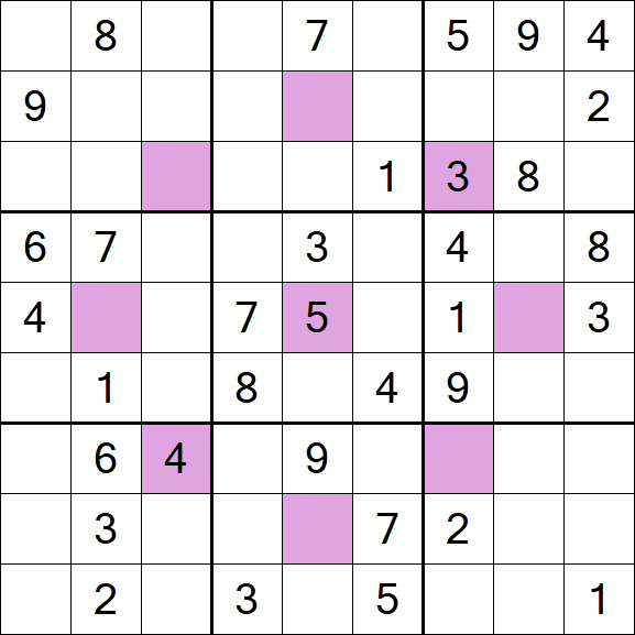 Asterisk Sudoku - Médio