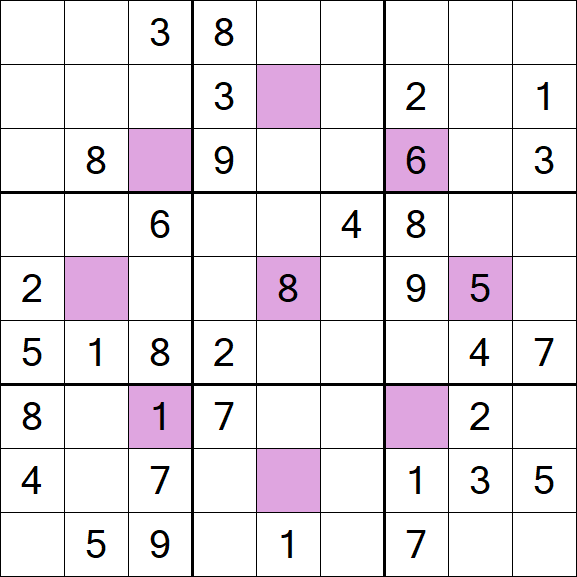 Asterisk Sudoku - Médio