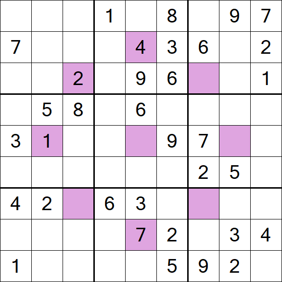 Asterisk Sudoku - Médio