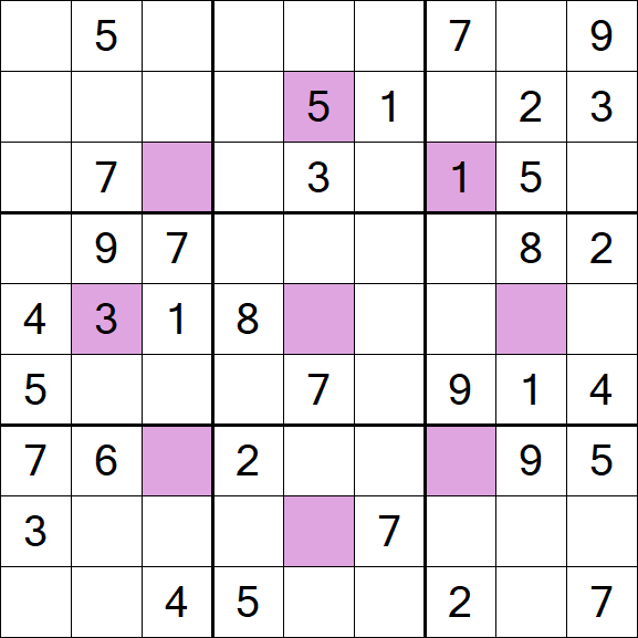 Asterisk Sudoku - Médio