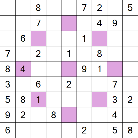 Asterisk Sudoku - Médio