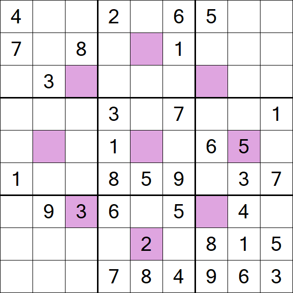 Asterisk Sudoku - Médio