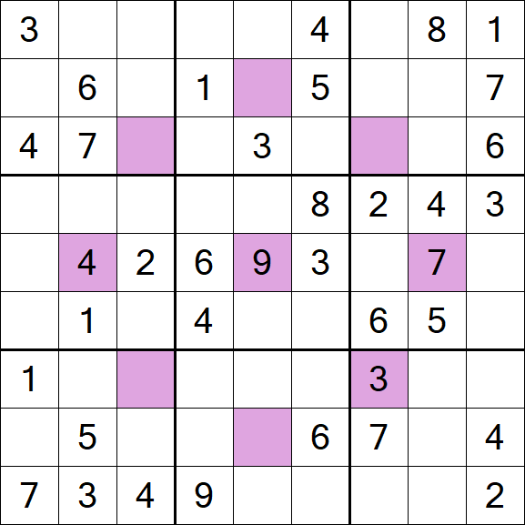Asterisk Sudoku - Médio