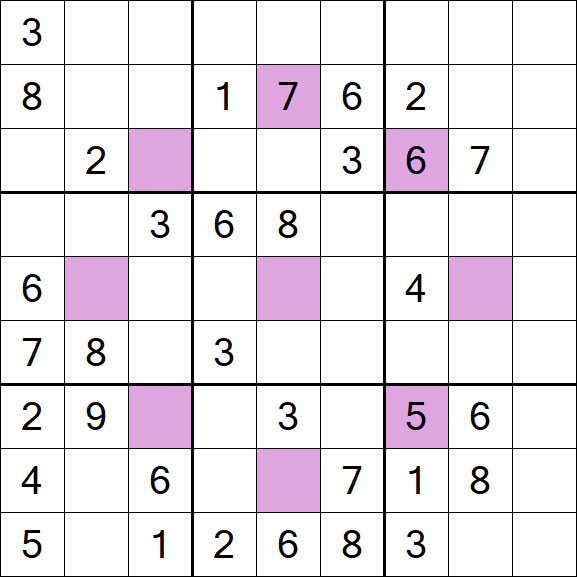 Asterisk Sudoku - Médio