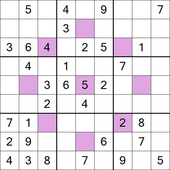 Asterisk Sudoku - Médio