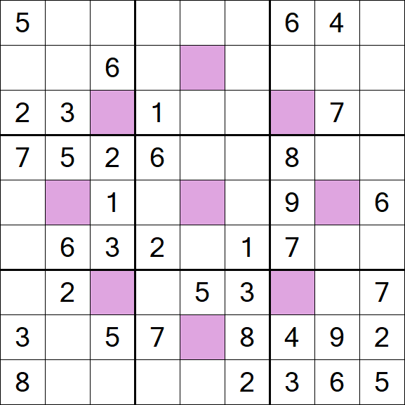 Asterisk Sudoku - Médio