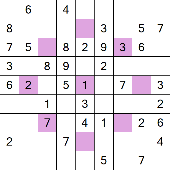 Asterisk Sudoku - Médio