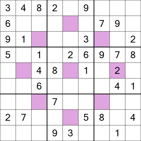 Asterisk Sudoku - Médio