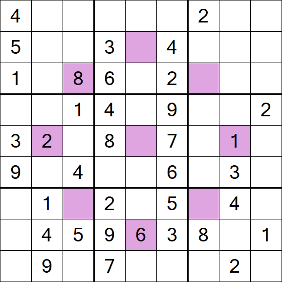 Asterisk Sudoku - Médio