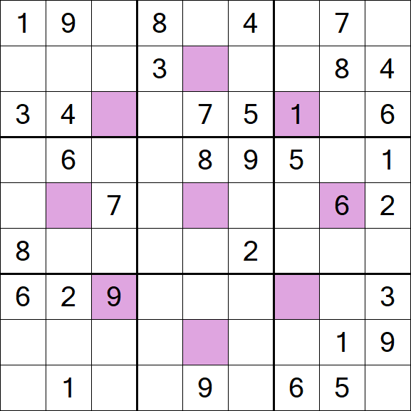 Asterisk Sudoku - Médio