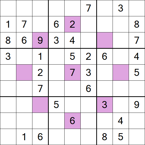 Asterisk Sudoku - Mittel