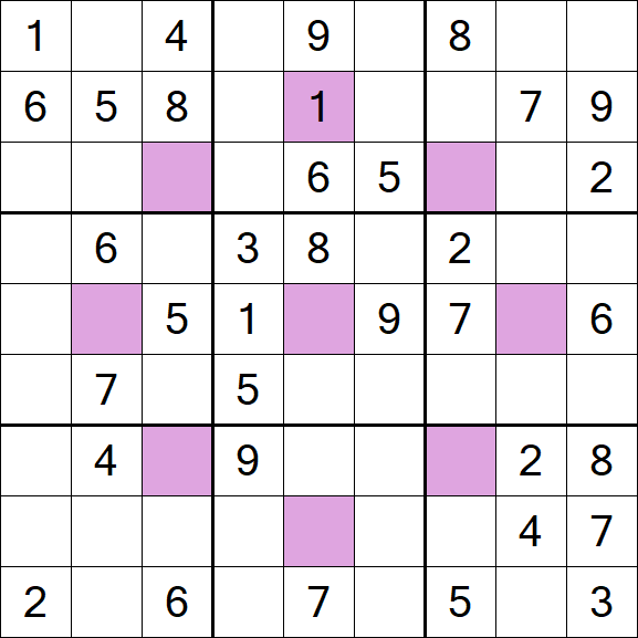 Asterisk Sudoku - Médio