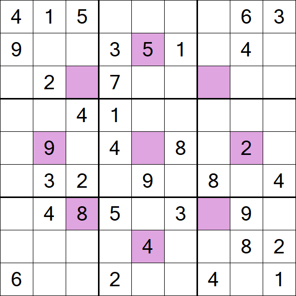 Asterisk Sudoku - Médio