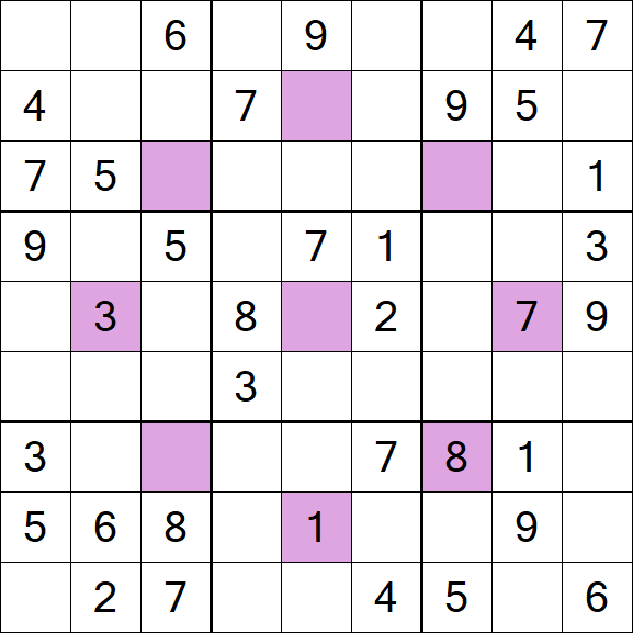 Asterisk Sudoku - Médio