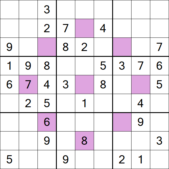 Asterisk Sudoku - Médio