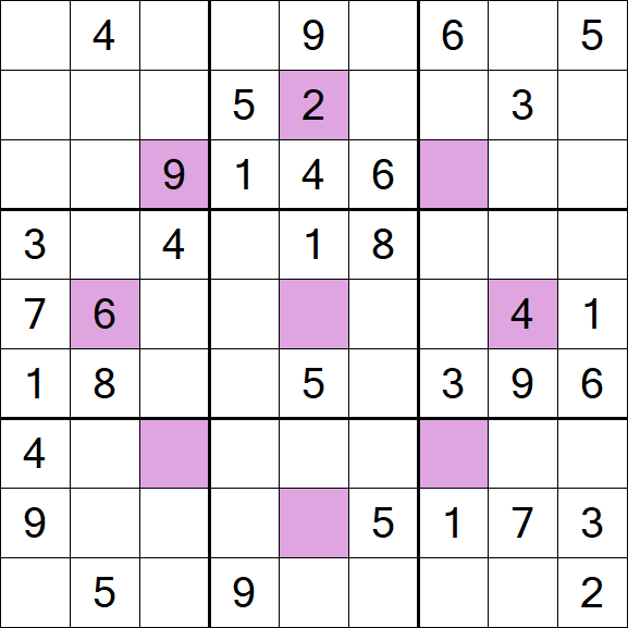 Asterisk Sudoku - Médio