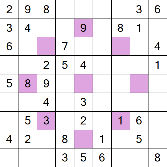 Asterisk Sudoku - Médio