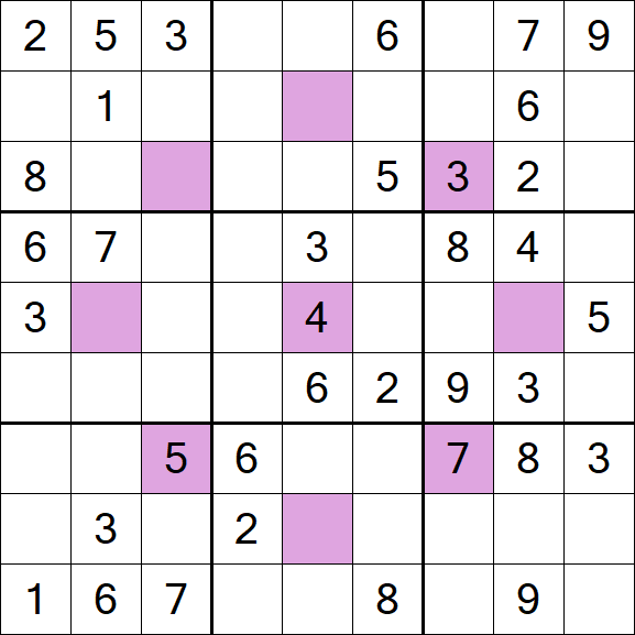 Asterisk Sudoku - Médio