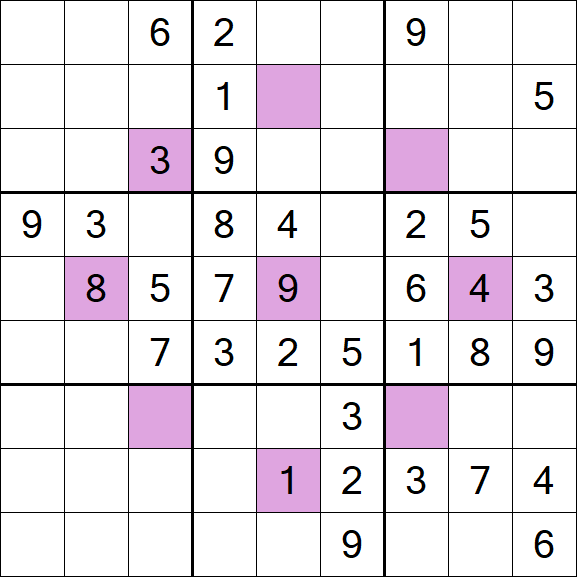 Asterisk Sudoku - Médio