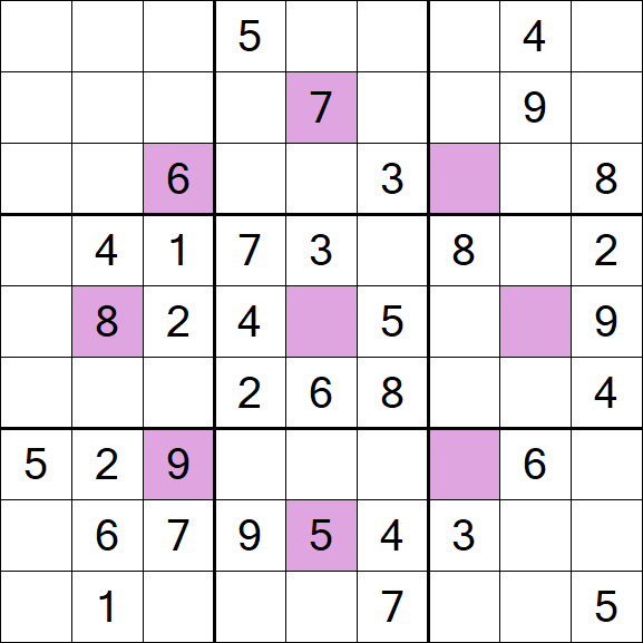 Asterisk Sudoku - Médio