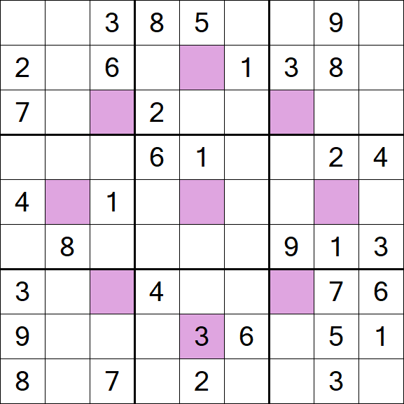 Asterisk Sudoku - Médio