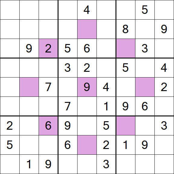Asterisk Sudoku - Moyen