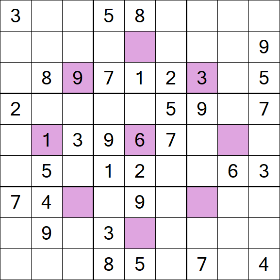 Asterisk Sudoku - Moyen