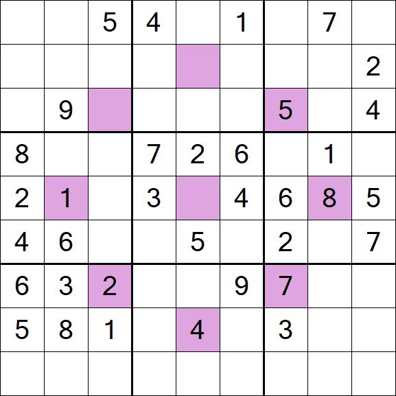 Asterisk Sudoku - Moyen