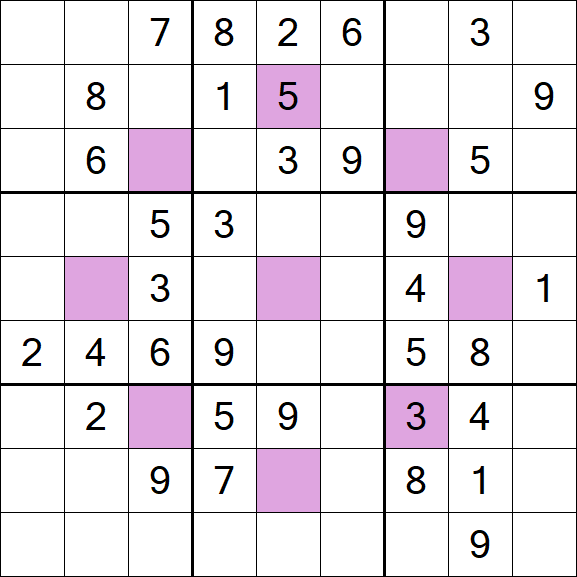 Asterisk Sudoku - Moyen
