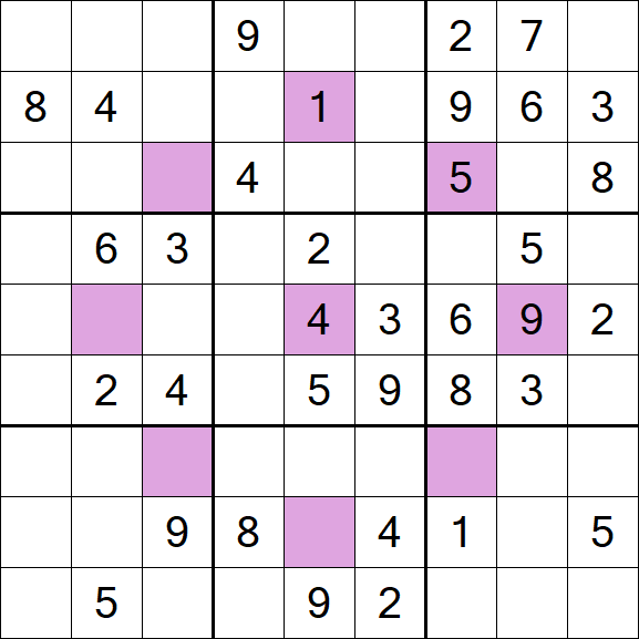 Asterisk Sudoku - Moyen