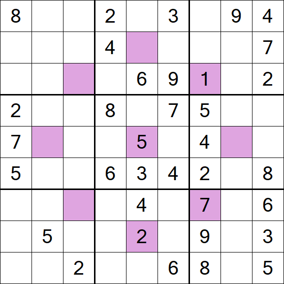 Asterisk Sudoku - Moyen