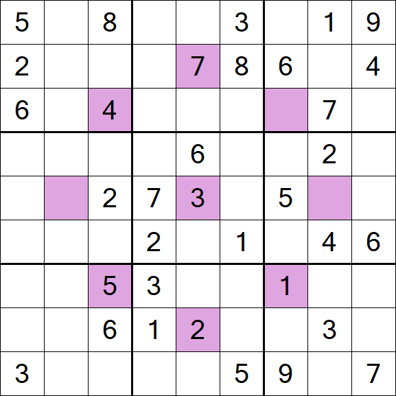 Asterisk Sudoku - Moyen