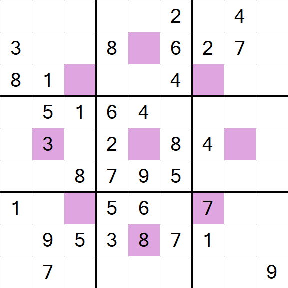 Asterisk Sudoku - Moyen