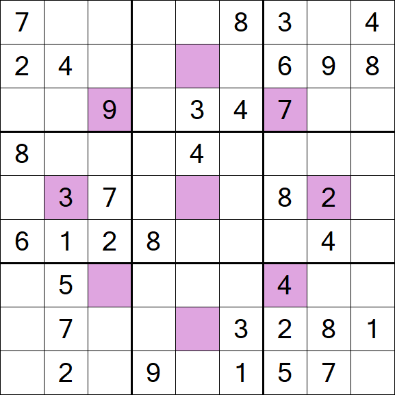 Asterisk Sudoku - Moyen