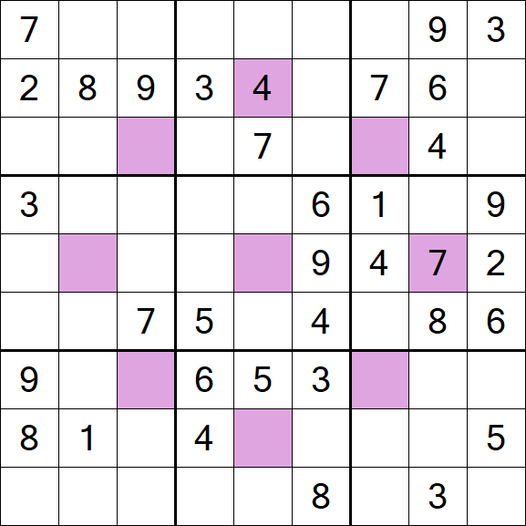 Asterisk Sudoku - Moyen