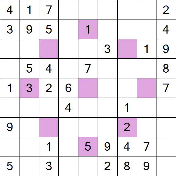 Asterisk Sudoku - Moyen