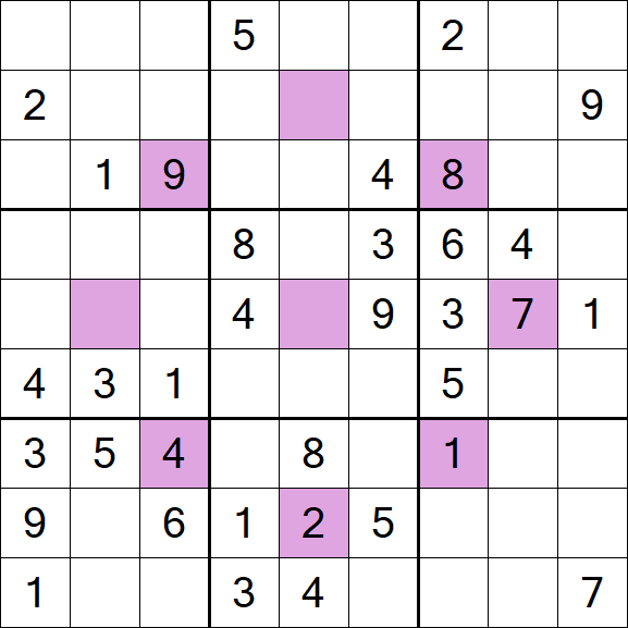 Asterisk Sudoku - Moyen