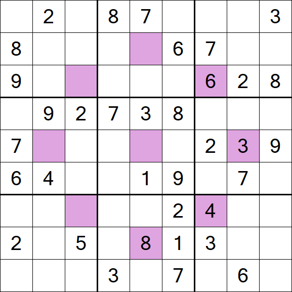 Asterisk Sudoku - Moyen