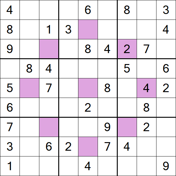 Asterisk Sudoku - Moyen