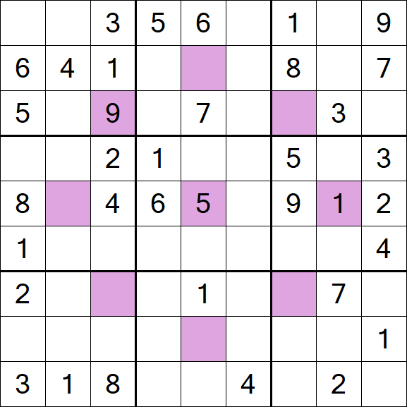 Asterisk Sudoku - Moyen