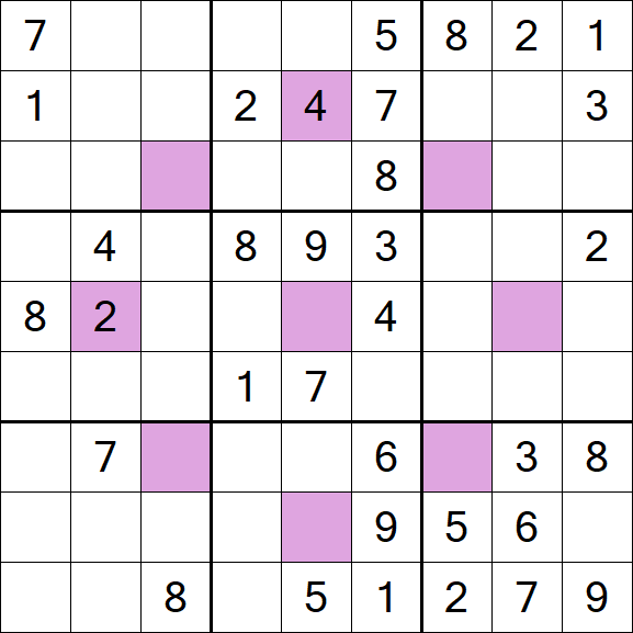 Asterisk Sudoku - Moyen